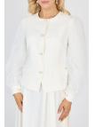 Veste et jupe à manches en dentelle Ensemble deux pièces/ TK-1529