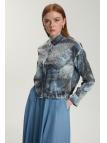 Veste et jupe à motifs Tencel Ensemble deux pièces TK-1575