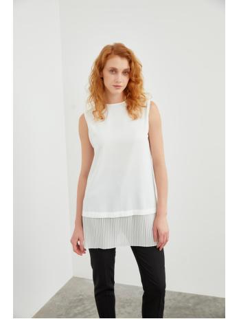 Sous-vêtements noirs sans manches à col rond I-0005 Caractéristique