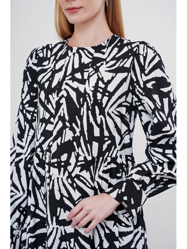  Robe longue à motifs E-0413