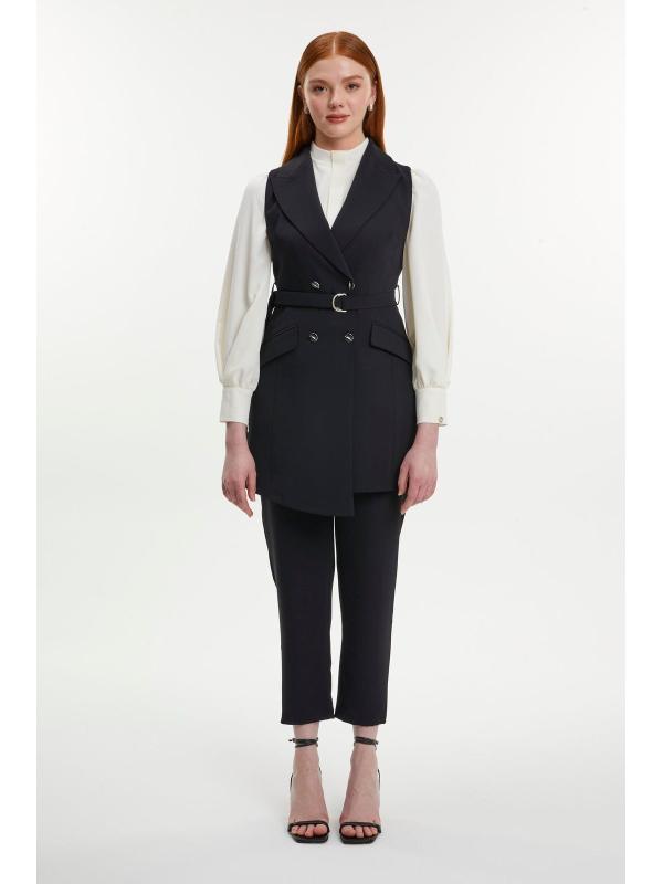 Col croisé ceinturé TK-0911