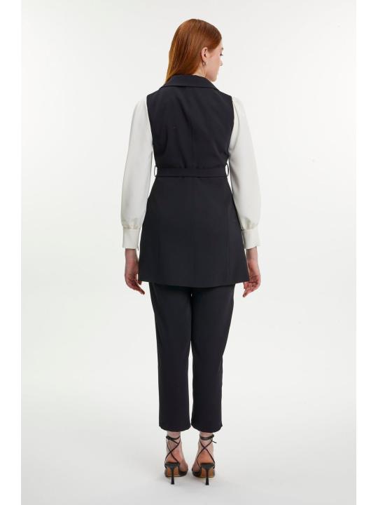 Col croisé ceinturé TK-0911