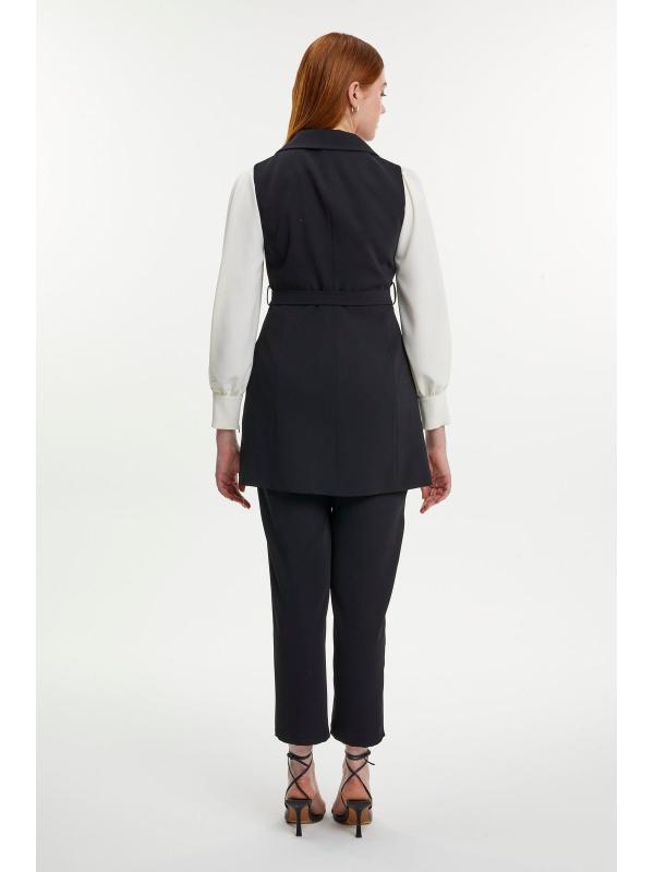 Col croisé ceinturé TK-0911