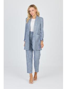 Ensemble veste et pantalon avec détail de poche TK-1103