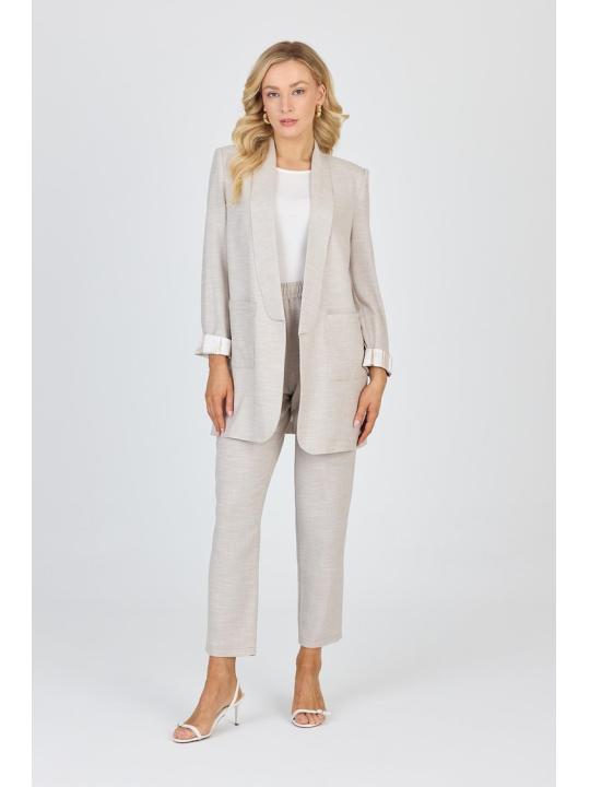 Ensemble veste et pantalon avec détail de poche TK-1103 Ensemble veste et pantalon avec détail de poche TK-1103