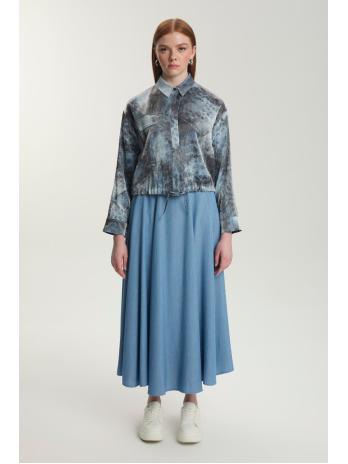 Veste et jupe à motifs Tencel Ensemble deux pièces TK-1575