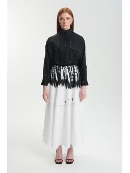 Jupe à motifs et veste deux pièces TK-1595.