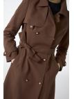 Trench-coat  à col chemise 13751 Trench-coat  à col chemise 13751
