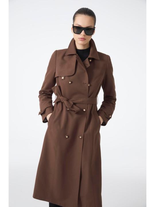 Trench-coat  à col chemise 13751 Trench-coat  à col chemise 13751
