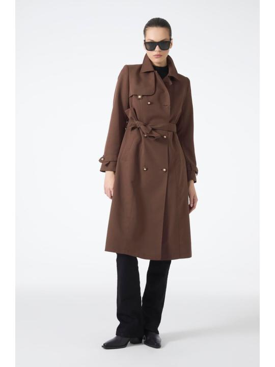 Trench-coat  à col chemise 13751 Trench-coat  à col chemise 13751