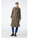 Trench-coat  à col chemise 13751