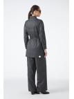 Ensemble deux pièces veste et pantalon ceinturés   TK-1718 Ensemble deux pièces veste et pantalon ceinturés   TK-1718
