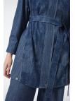Ensemble deux pièces veste et pantalon ceinturés   TK-1718 Ensemble deux pièces veste et pantalon ceinturés   TK-1718