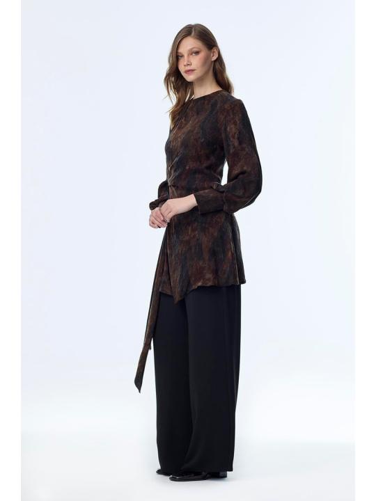 Ensemble détaillé à motifs double combinaison TK-1719 Ensemble détaillé à motifs double combinaison TK-1719
