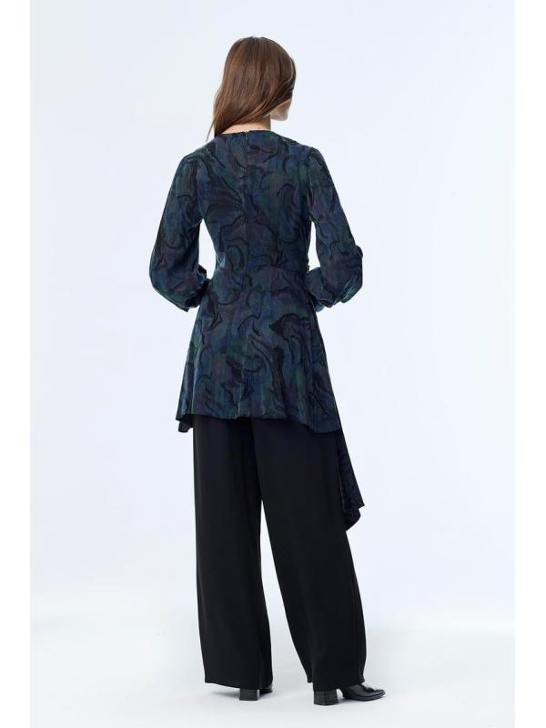 Ensemble détaillé à motifs double combinaison TK-1719 Ensemble détaillé à motifs double combinaison TK-1719