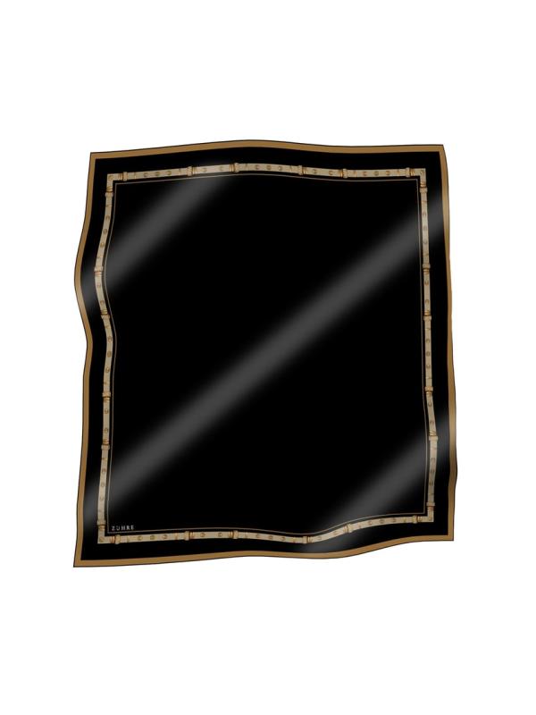 Foulard en soie sergé détaillé V22 0104 Foulard en soie sergé détaillé V22 0104