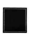 Foulard en soie sergé détaillé bord V26 0104