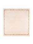 Foulard en soie sergé détaillé bord V26 0104 Foulard en soie sergé détaillé bord V26 0104