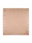 Foulard en soie sergé détaillé bord V26 0104 Foulard en soie sergé détaillé bord V26 0104
