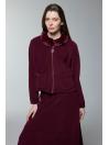 Jupe veste zippée col en fourrure Double costume TK-1730