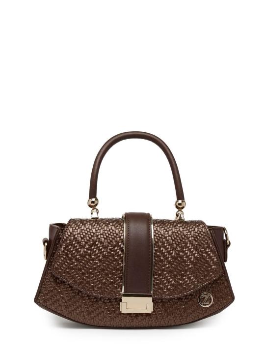 Sac détaillé en tricot gaufré Z0042 Sac détaillé en tricot gaufré Z0042