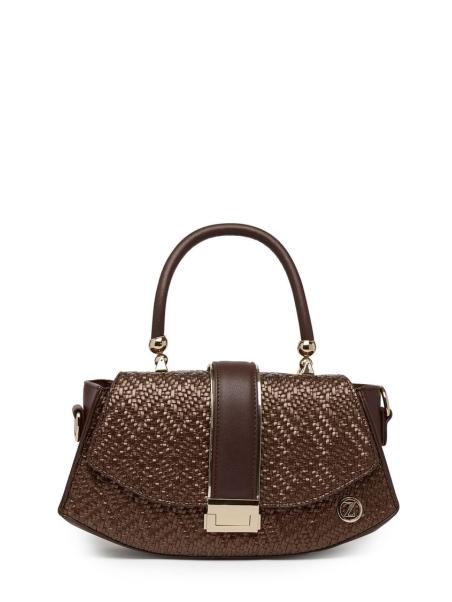 Sac détaillé en tricot gaufré Z0042