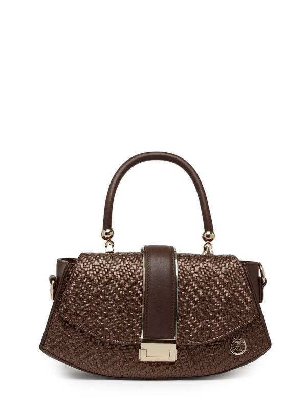 Sac détaillé en tricot gaufré Z0042 Sac détaillé en tricot gaufré Z0042