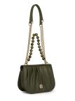 Sac à main et à bandoulière  avec bandoulière en chaîne et détail de perle Z0030 Sac à main et à bandoulière  avec bandoulière en chaîne et détail de perle Z0030