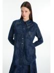 Chemise  à motifs avec poche détaillées G-0117 Chemise  à motifs avec poche détaillées G-0117