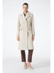 Manteau long beige à double boutonnage 13570 Manteau long beige à double boutonnage 13570