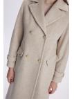 Manteau long beige à double boutonnage 13570 Manteau long beige à double boutonnage 13570