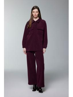 Poche texturée et fermeture éclair détaillée Double Set TK-1697