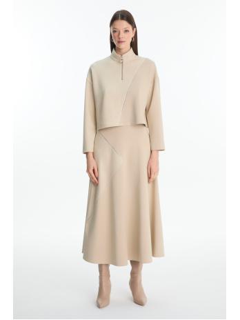 Col montant Couleur Block Double Suit TK-1180