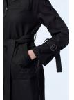 Enesmble avec Fermeture éclair et ceinture détaillée veste pantalon Double ensemble TK-1634 Enesmble avec Fermeture éclair et ceinture détaillée veste pantalon Double ensemble TK-1634