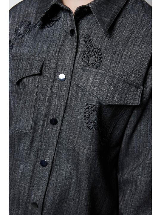 Chemise à motifs avec poches détaillées G-0117