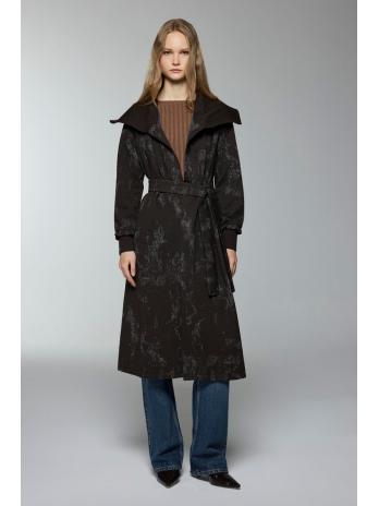 Col Détail Cardigan ceinturé HR-0028