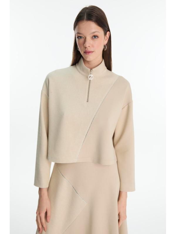 Ensemble jupe Couleur Block Double Suit TK-1180