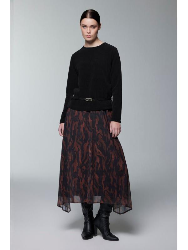  robe avec tricot attaché E-0522