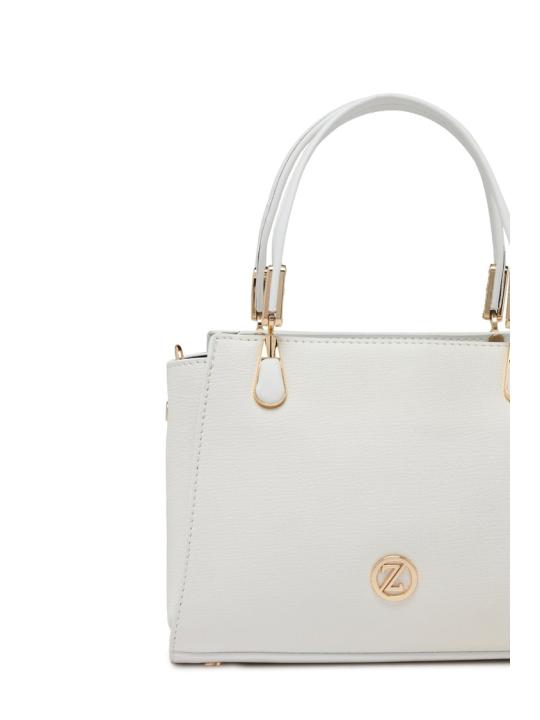 Sac à main et à bandoulière avec fermeture éclair texturée Z0047