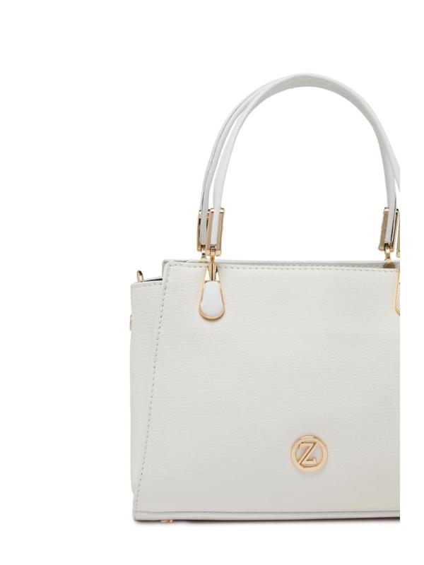 Sac à main et à bandoulière avec fermeture éclair texturée Z0047