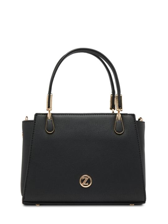 Sac à main et à bandoulière avec fermeture éclair texturée Z0047