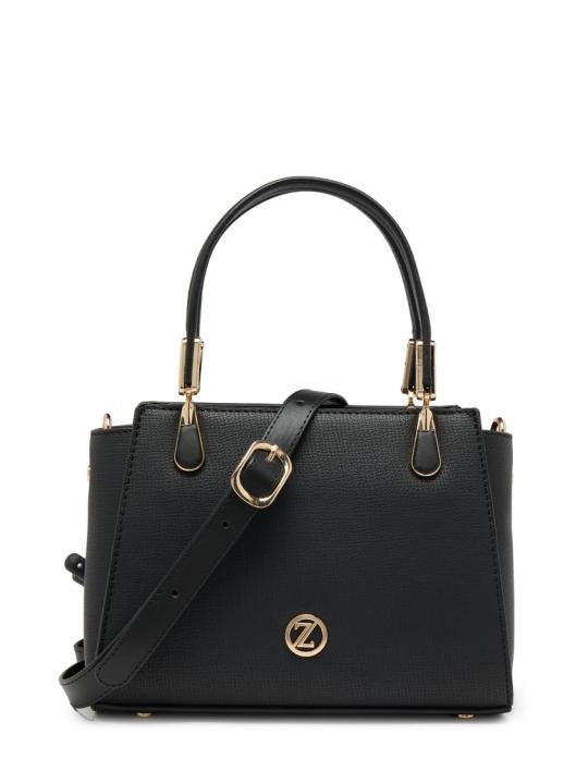 Sac à main et à bandoulière avec fermeture éclair texturée Z0047