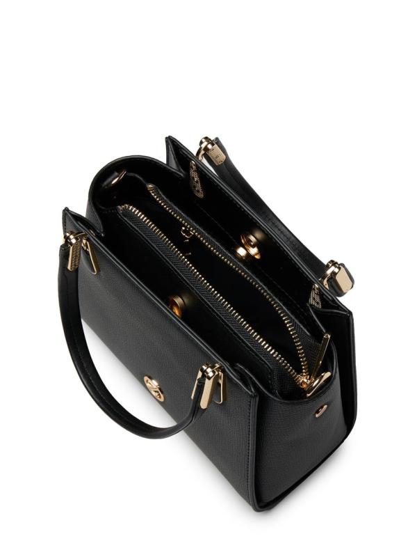 Sac à main et à bandoulière avec fermeture éclair texturée Z0047