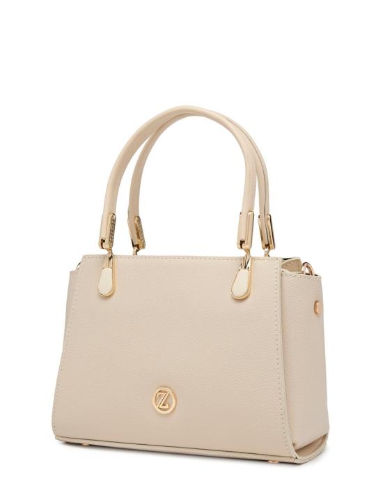 Sac à main et à bandoulière avec fermeture éclair texturée Z0047