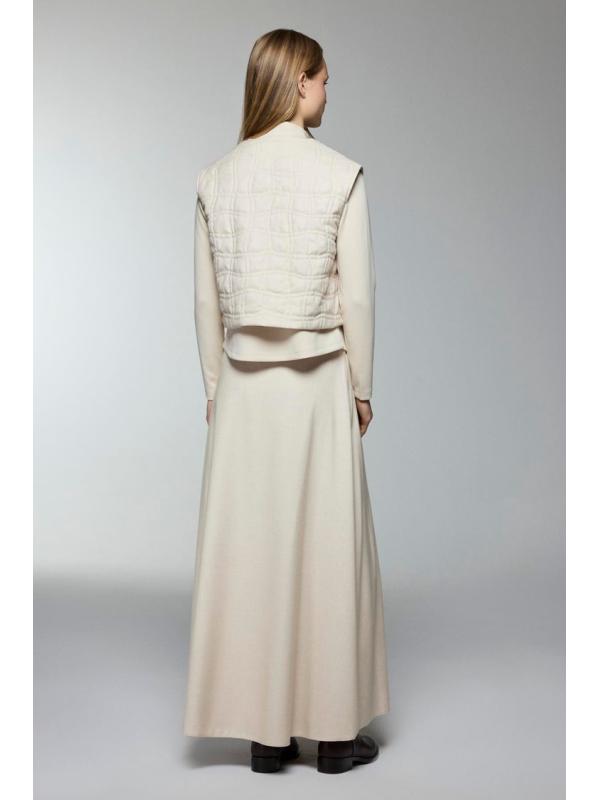 Ensemble trois piéces  combiné triple vanille détaillé à motifs poche TK-1650