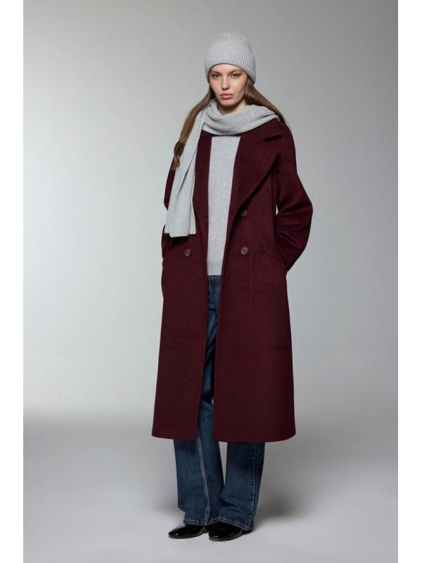 Manteau de chinchilla à double boutonnage 13300