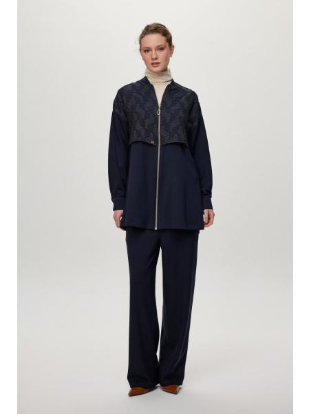 Ensemble deux piéces Combinaison double  à col Judge à fermeture éclair TK-1727