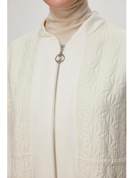 Ensemble deux péices  combinaison double crème TK-1683