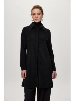 Tunique avec un bouton caché T-1615