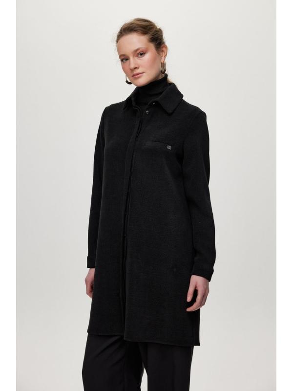 Tunique avec un bouton caché T-1615